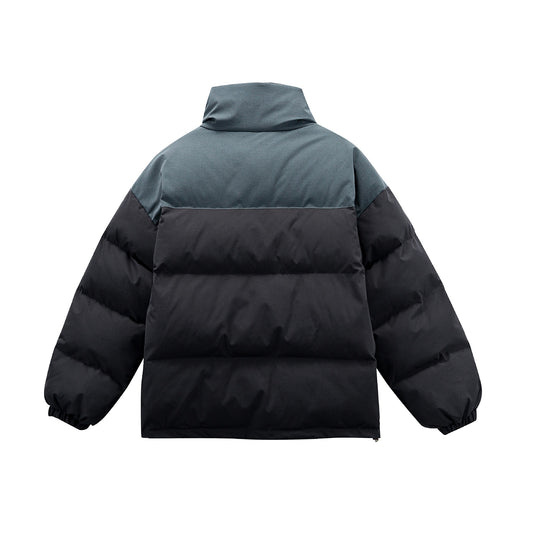 Unisex Wattierte Pufferjacke mit gestickten Patch‑Applikationen Shop Nory
