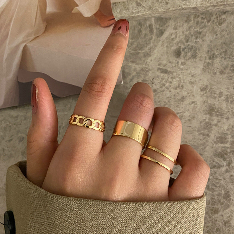 Damen Ringset mit eleganten und modernen Designs Shop Nory
