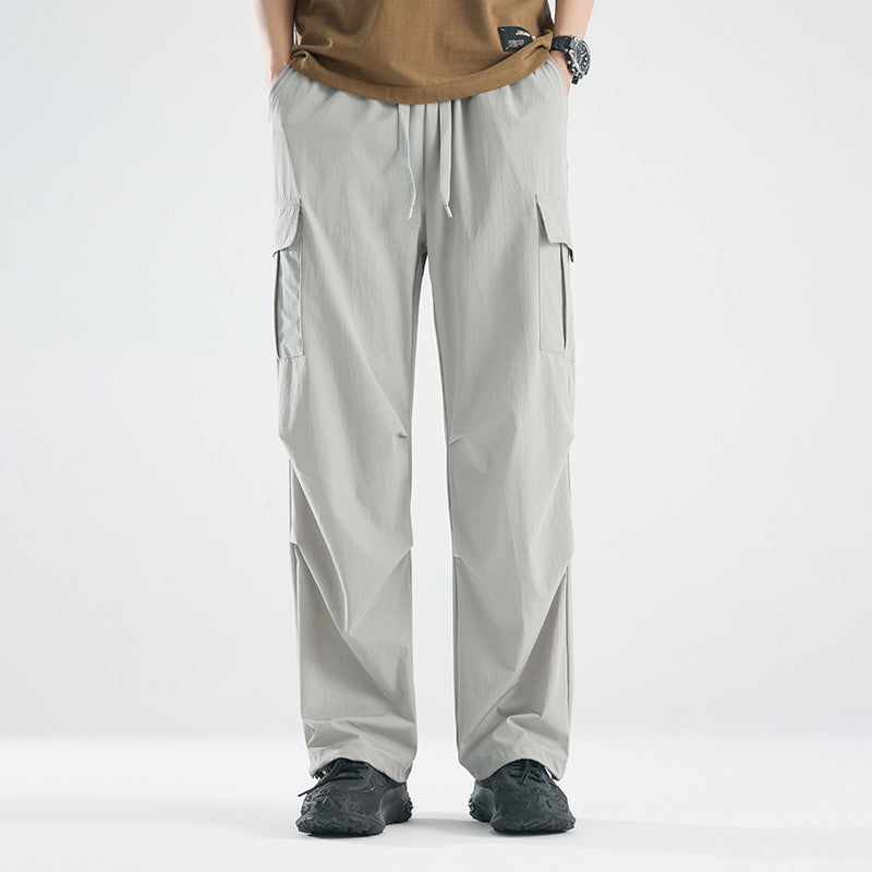 Herren Breite Tech‑Cargo‑Hose mit Utility‑Taschen und verstellbarem Bund Shop Nory