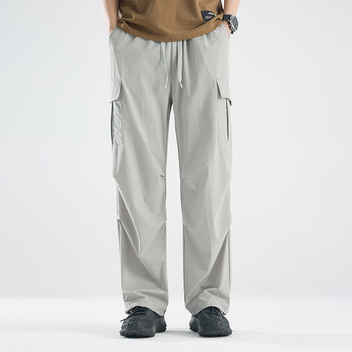 Herren Breite Tech‑Cargo‑Hose mit Utility‑Taschen und verstellbarem Bund Shop Nory