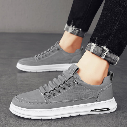 Herren Leichte Sneaker mit niedrigem Schnitt, geprägtem Muster, luftgepolsterter Sohle und gepolstertem Einstieg Shopy Nory