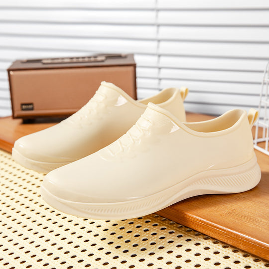 Herren Wasserdichter Slip‑On Gummisneaker mit stoßdämpfender Laufsohle und dezenter Schnüroptik Shop Nory