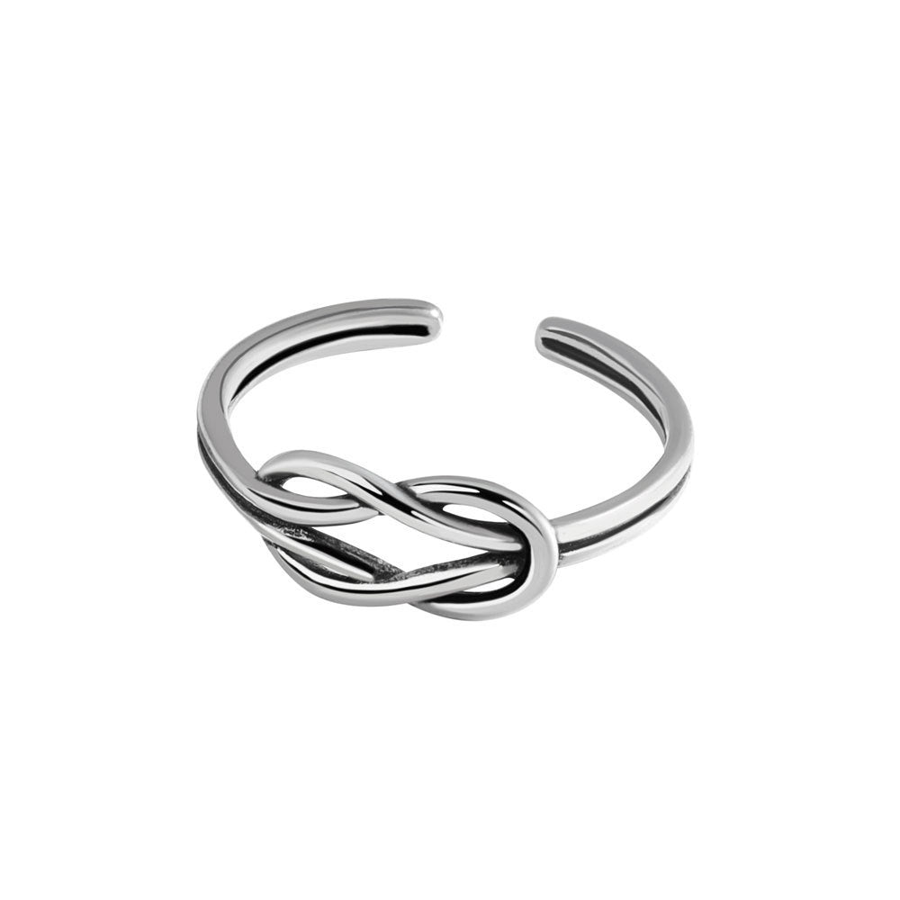Damen Offener Ring mit kunstvollem Knoten-Design Shop Nory