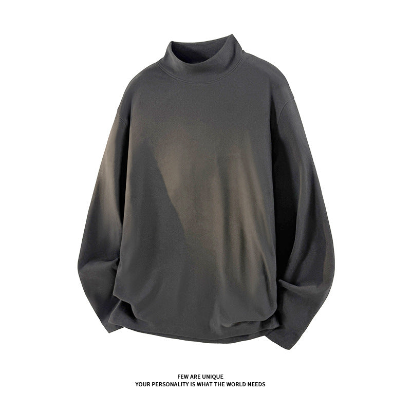 Unisex Oversize-Stehkragen-Sweatshirt mit Raglanärmeln und weichem Baumwollfleece Shop Nory