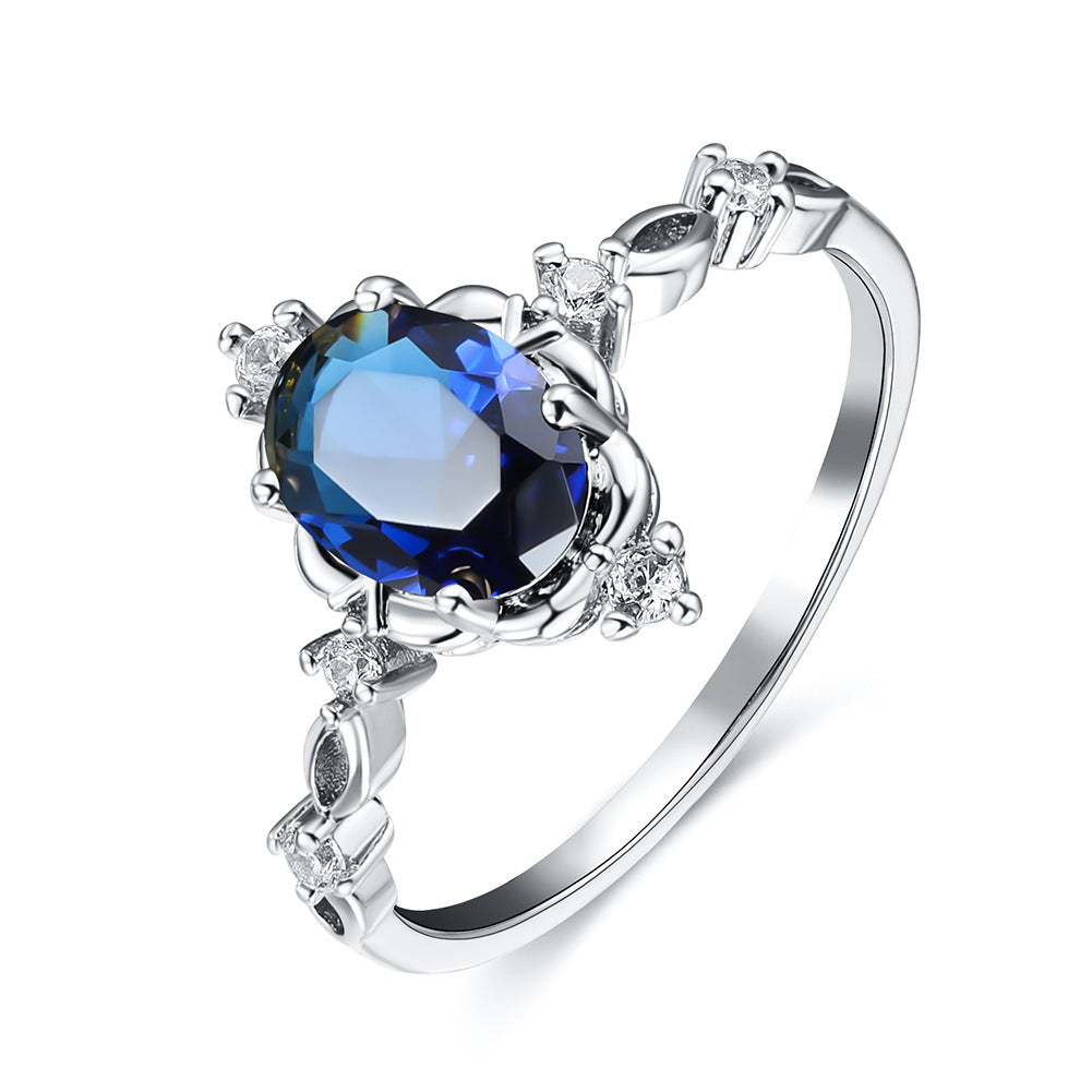 Damen Ring mit exquisitem Zirkonia-Einsatz und eleganter Fassung Shop Nory