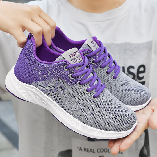 Damen nan nahtloser Strick-Fitnesssneaker mit ergonomischem Fersenhalt, flexibler Zehenkappe und reaktiver EVA-Dämpfung Shop Nory