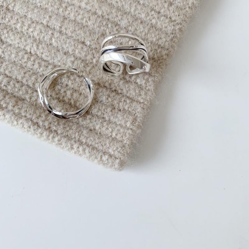 Damen verwickelter Silberring mit elegantem Design Shop Nory