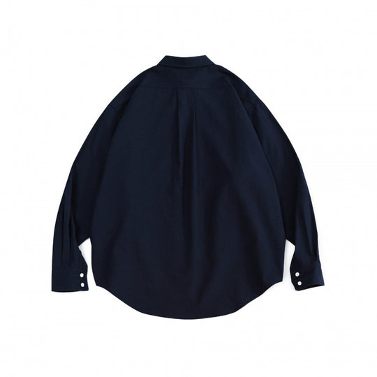 Unisex Oversize‑Hemd aus feinem Oxford‑Baumwollstoff mit Brusttasche und abgerundetem Saum Shop Nory