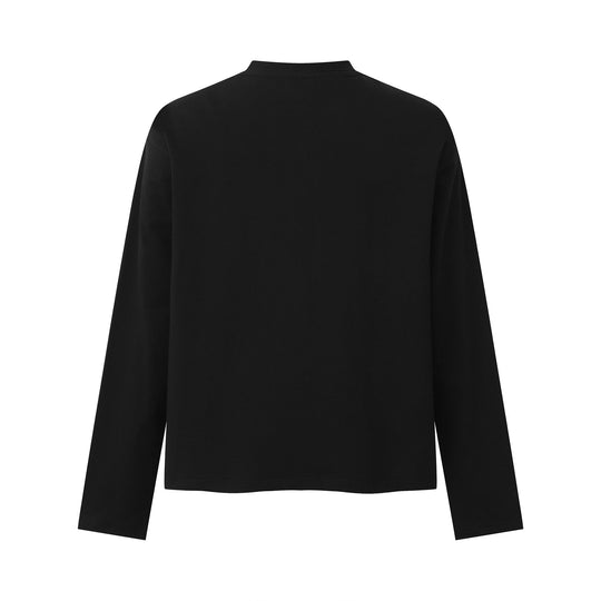 Damen Langarmshirt mit floralem Fotoprint und Oversize-Boxy-Schnitt Shop Nory