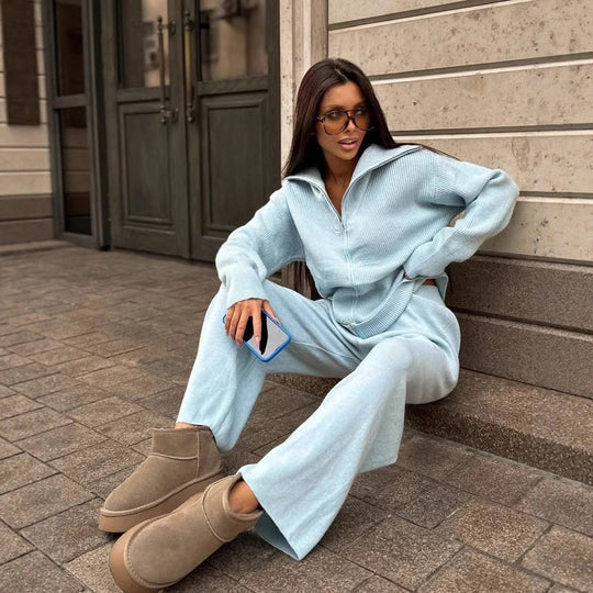 Damen Sportlicher Reißverschluss-Pullover Shop Nory