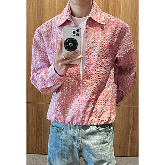 Herren Lässige Hemdbluse mit strukturiertem Design Shop Nory