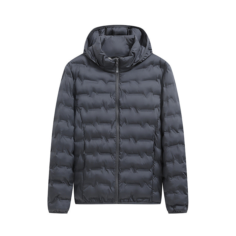 Herren Praktische Steppjacke mit Kapuze Shop Nory