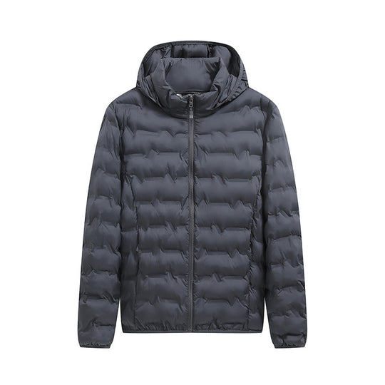 Herren Praktische Steppjacke mit Kapuze Shop Nory
