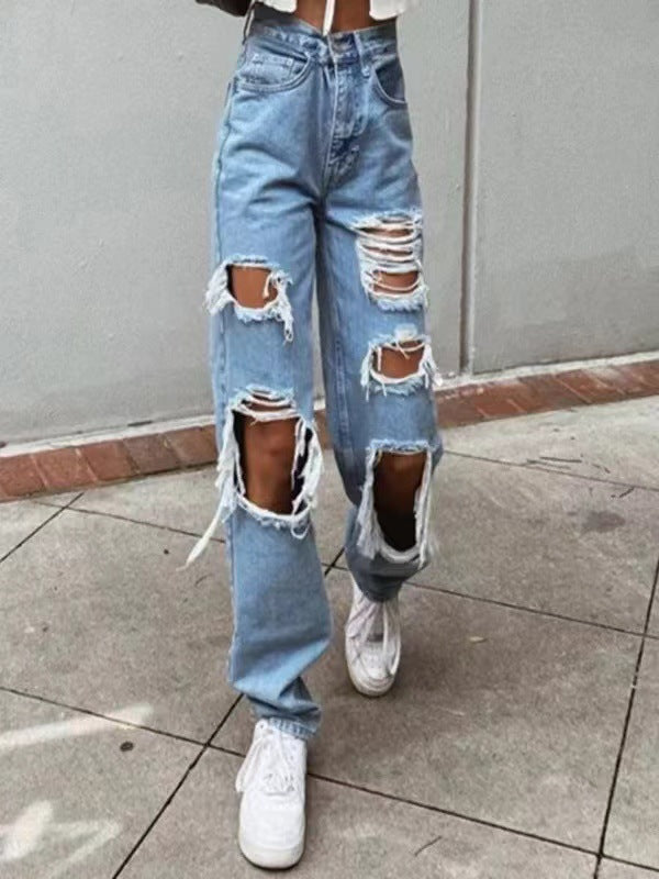 Damen Destroyed Jeans