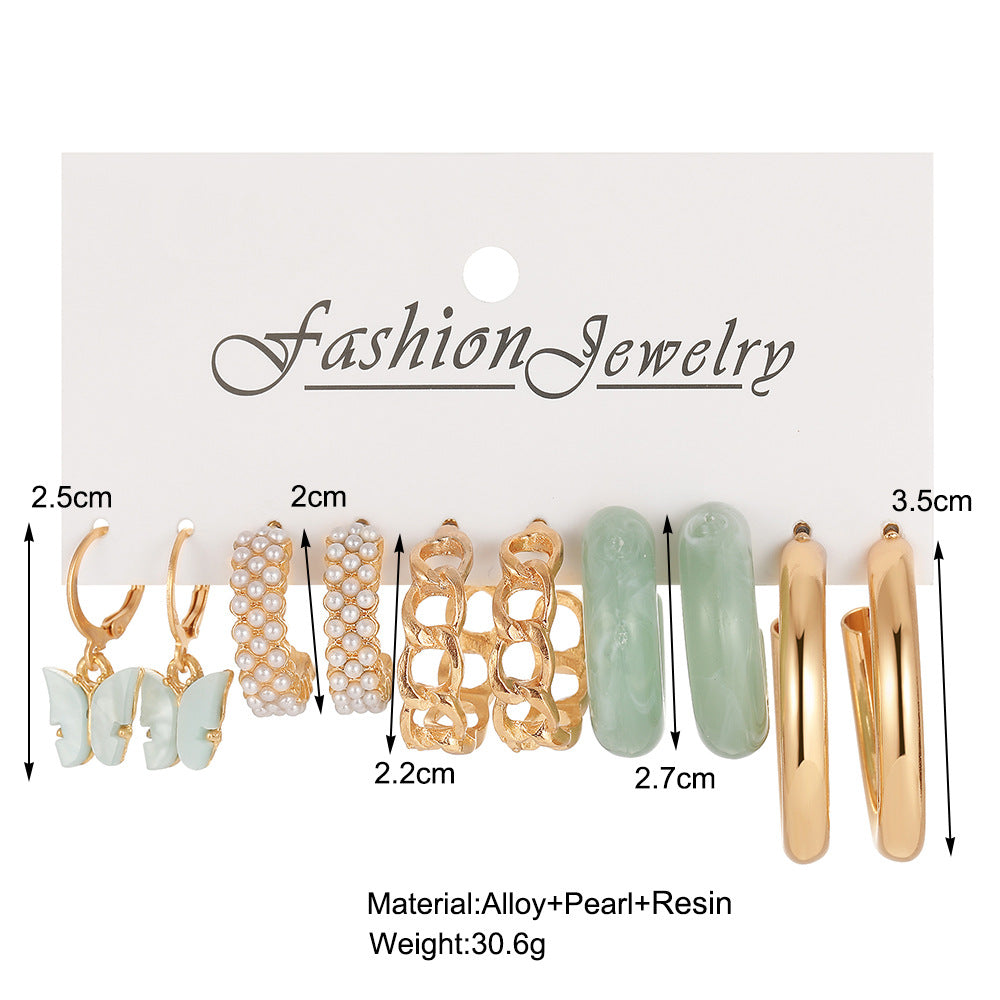 Damen Ohrringe-Set mit filigranen Designs und eleganten Akzenten Shop Nory