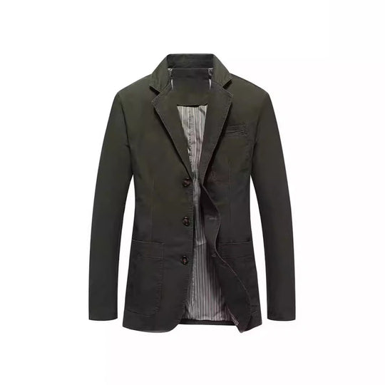 Herren Sakko im Casual-Stil mit Drei-Knopf-Front und aufgesetzten Taschen Shop Nory