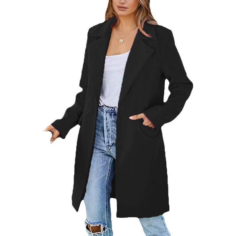 Damen Eleganter Freizeitmantel