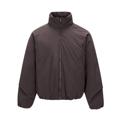 Unisex Kurz geschnittene leichte Windjacke im Boxy-Cut mit hohem Stehkragen und elastischem Saum Shop Nory