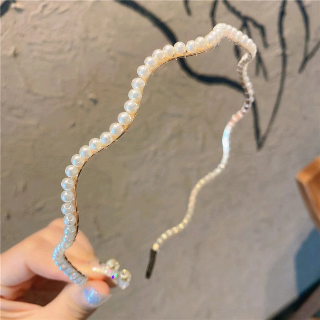 Damen Haarband mit perlensatter Oberfläche Shop Nory