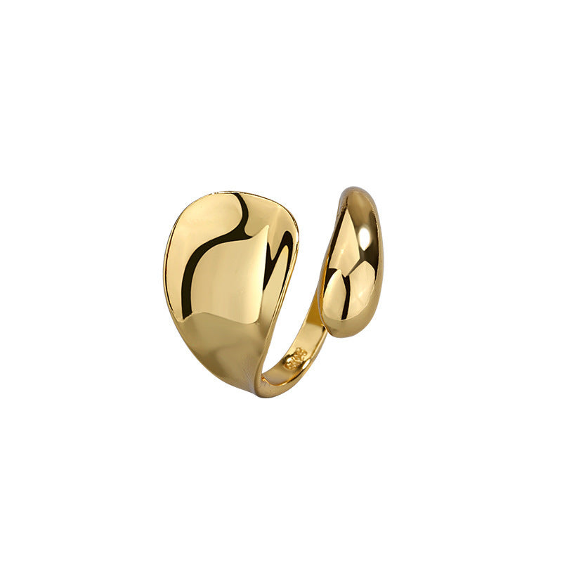 Damen eleganter und minimalistischer Ring mit geschwungenem Design Shop Nory