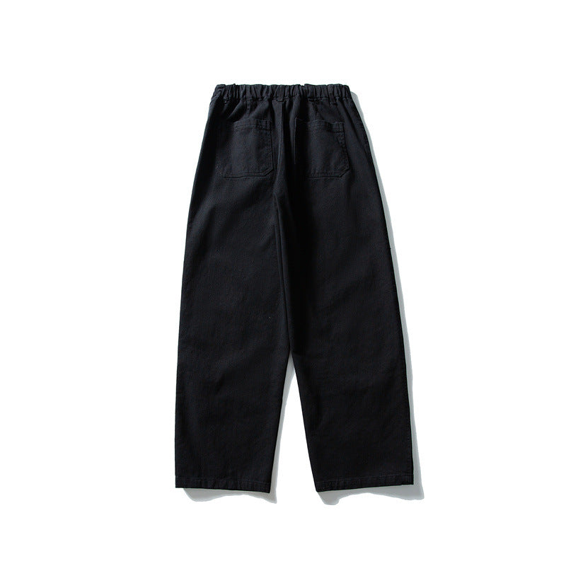Herren weite Utility-Arbeitshose mit aufgesetzten Patch‑Taschen und elastischem Bund Shop Nory