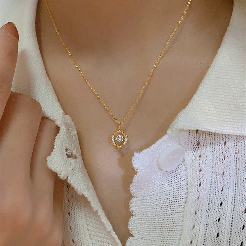 Damen zarte Halskette mit filigranem Anhänger Shop Nory
