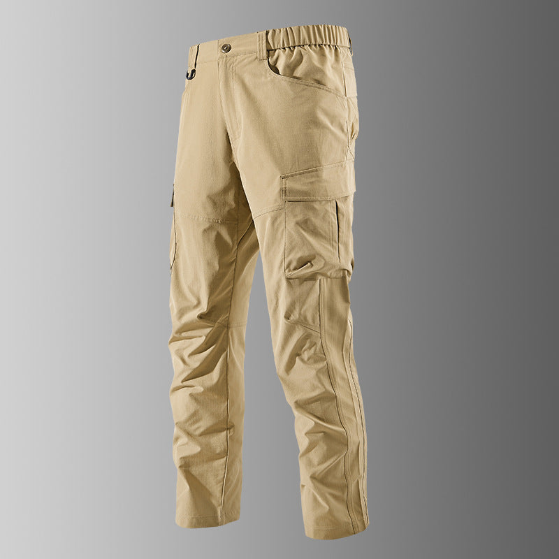 Herren Outdoor-Cargohose mit elastischem Bund, vorgeformten Knien und Multifunktions-Taschen Shop Nory