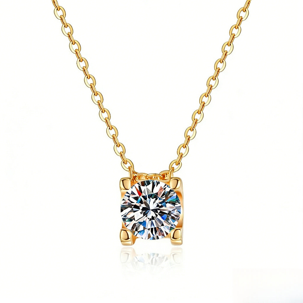 Damen elegante Halskette mit funkelndem Kristall Shop Nory