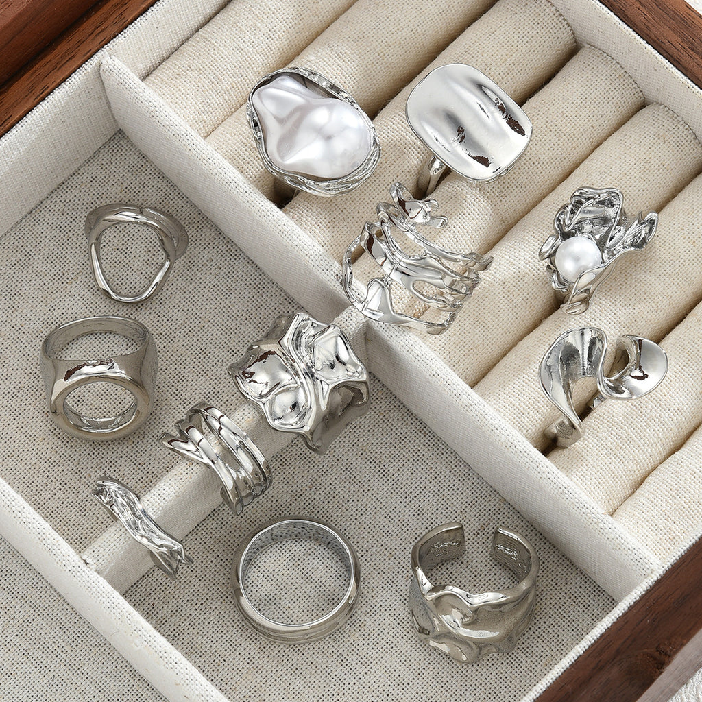 Damen modisches Ring-Set mit einzigartigen und modernen Designs Shop Nory