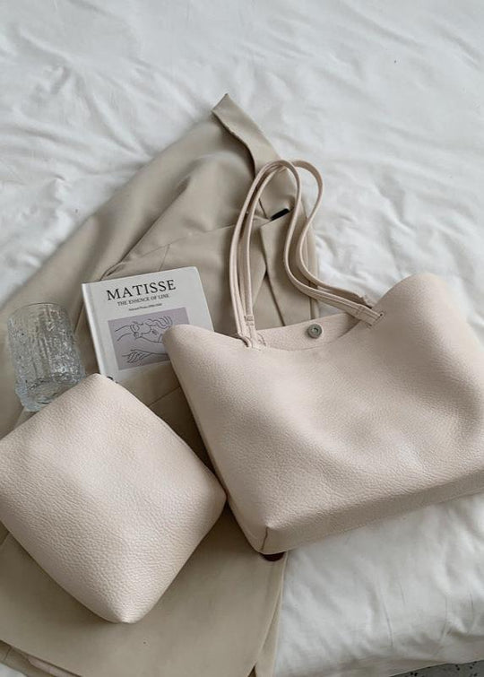 Geräumige Damen Schultertasche Aus Weichem Leder