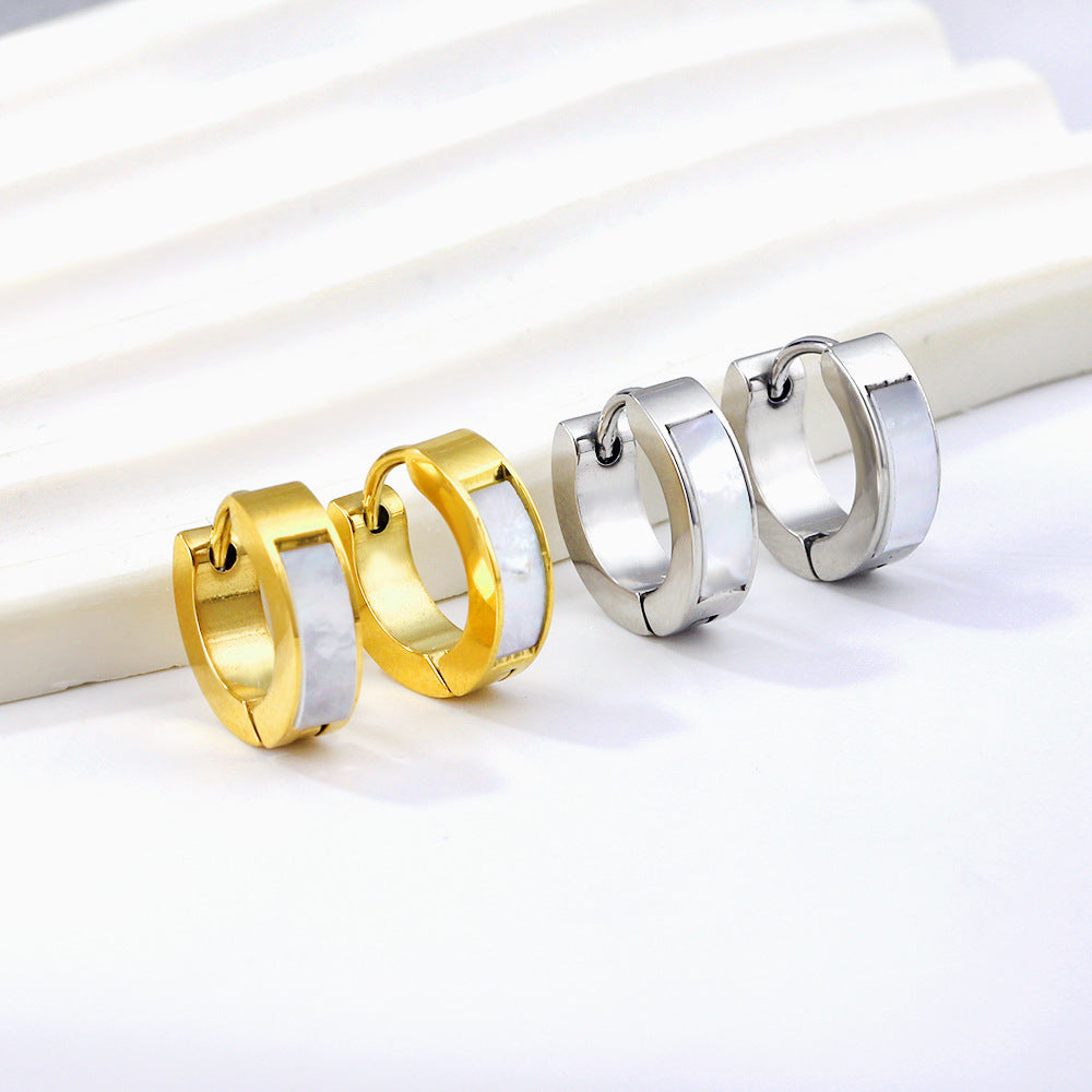 Damen Hängende Ohrstecker mit elegantem Perlenakzent Shop Nory