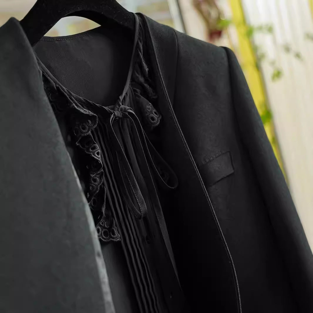 Damen Eleganter Blazer ohne Verschluss Shop Nory