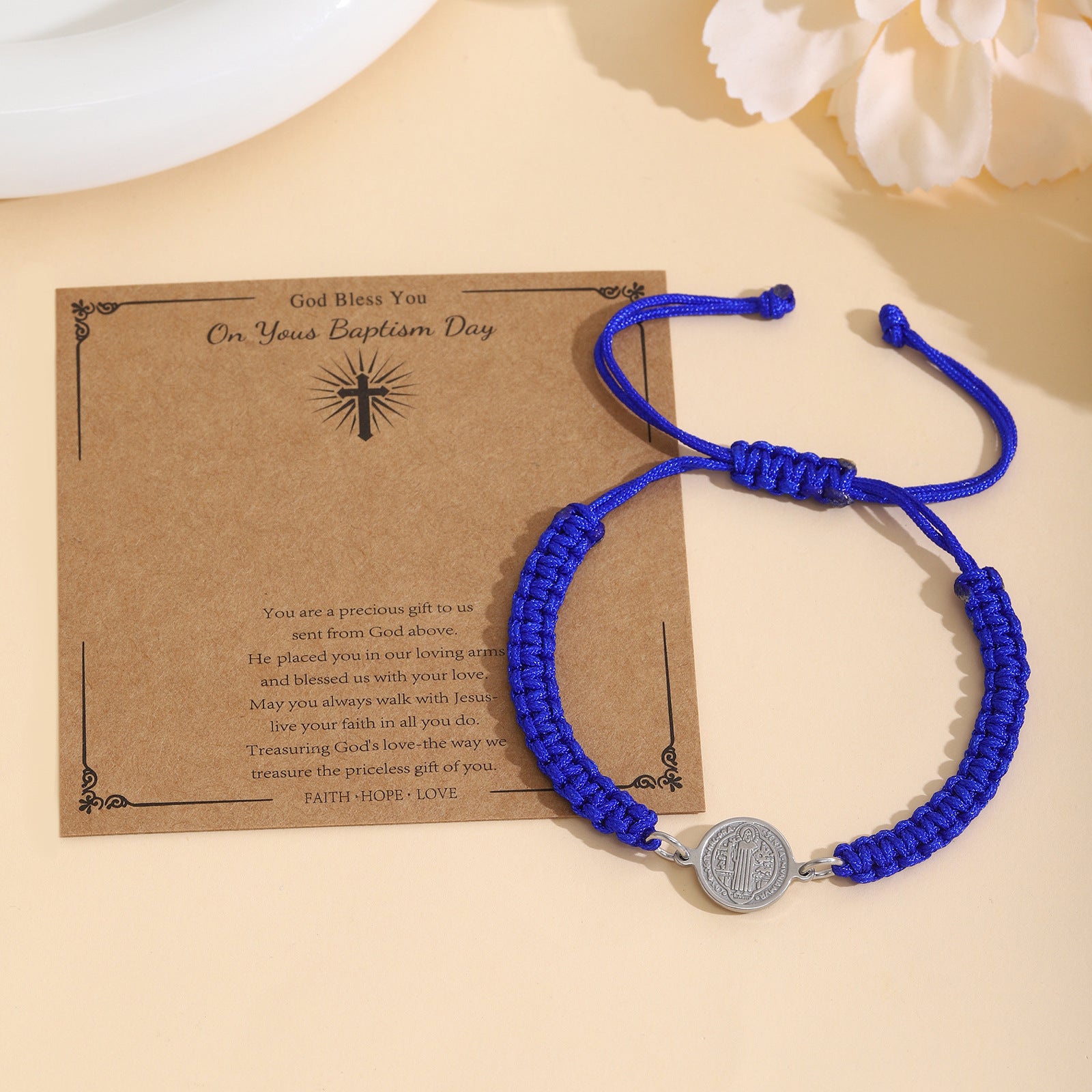 Damen Schutzamulett Armband mit verstellbarem Knoten Shop Nory
