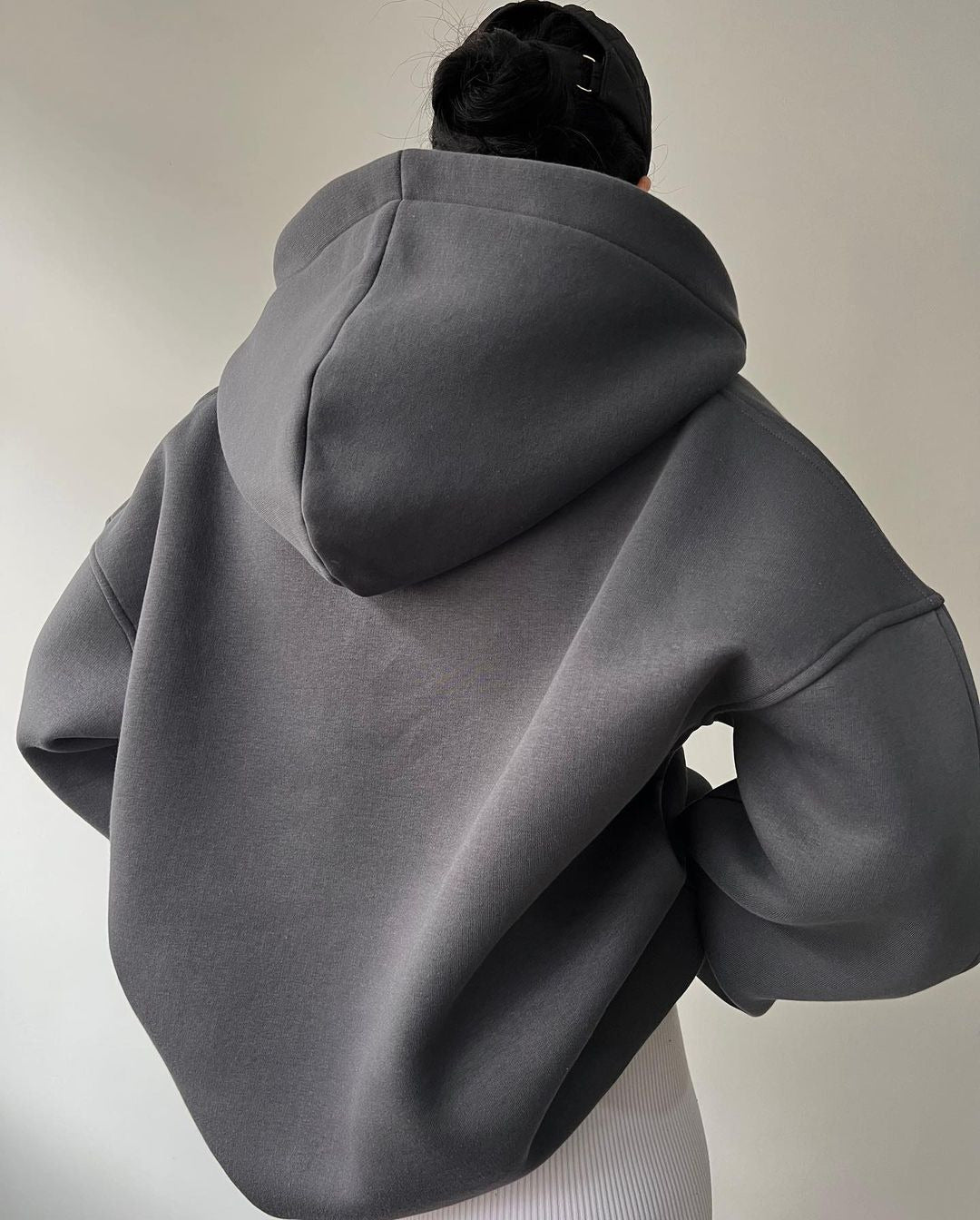 Damen oversized Kapuzenpullover