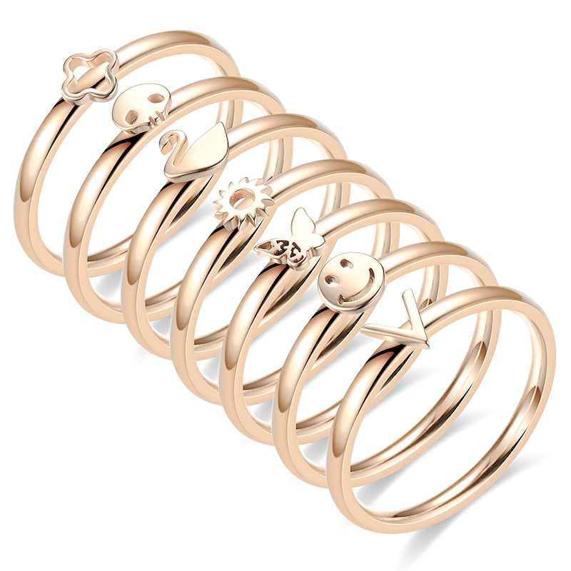 Damen minimalistischer Ring mit Pfeilmotiv Shop Nory