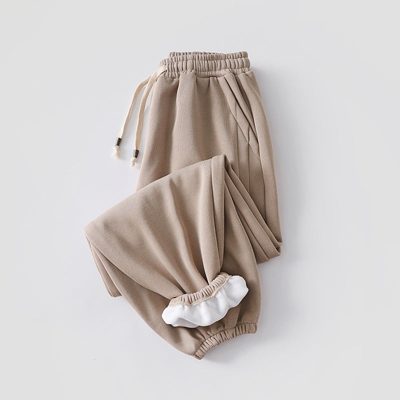 Damen Lässige Jogginghose aus weichem Baumwoll-Mix mit Tunnelzug und elastischen Knöchelbündchen Shop Nory