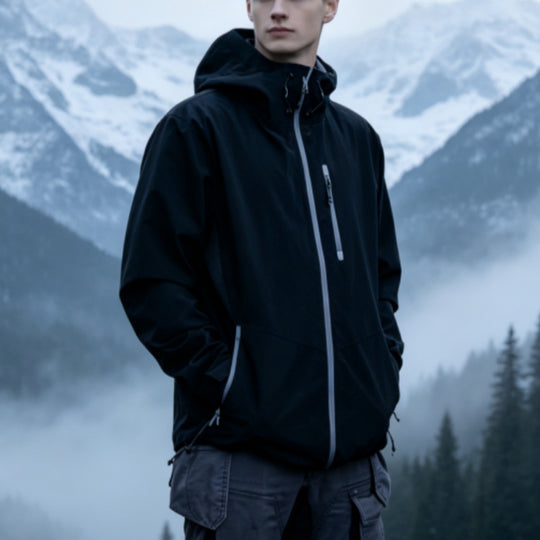 Herren Wetterfeste Multifunktionsjacke