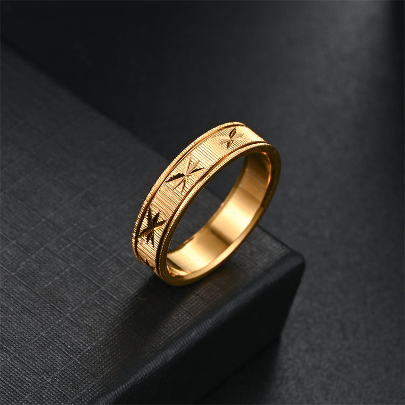 Herren Ring mit kunstvollem Fischschuppenmuster Shop Nory