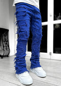 Herren Schnittige Jeanshose mit Rissoptik