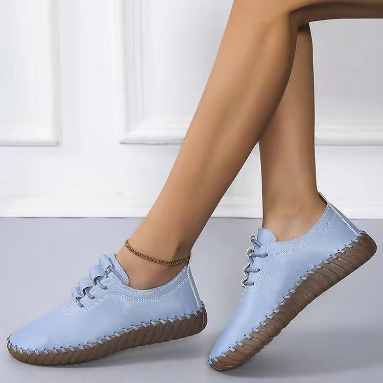 Damen Leichte Sneaker mit handgenähter Ziernaht und flexibler Profilsohle Shop Nory