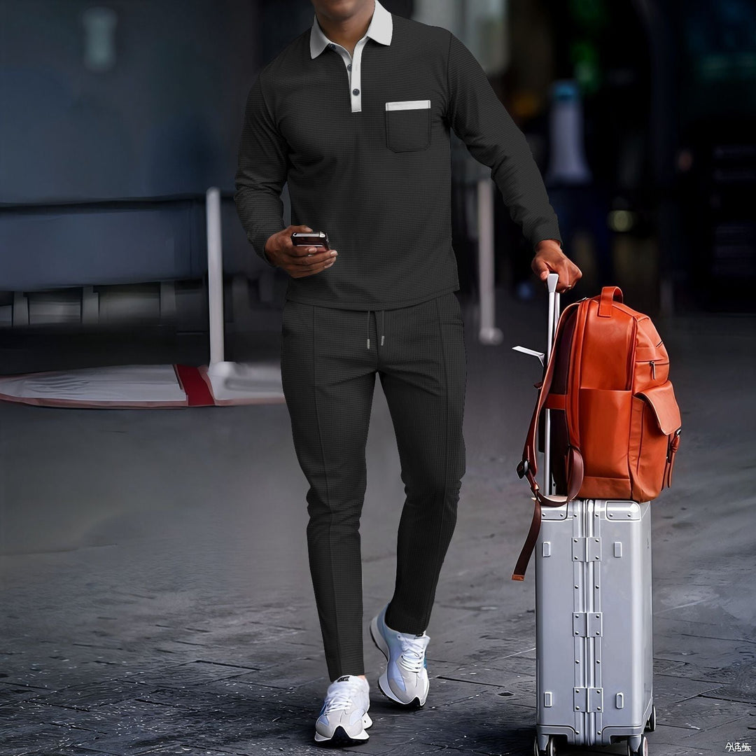 Herren modisches Polyester-Trainingsanzug mit atmungsaktive Eigenschaften