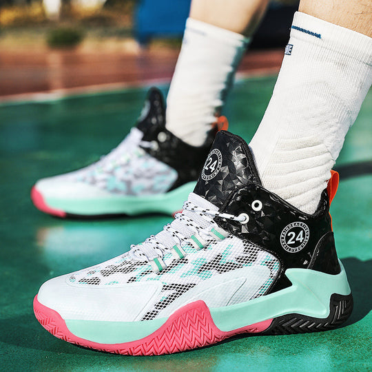 Herren High-Top Basketball-Sneaker mit verstärkter Zehenkappe, stabiler Fersenstütze und multidirektionaler Traktionssohle Shop Nory