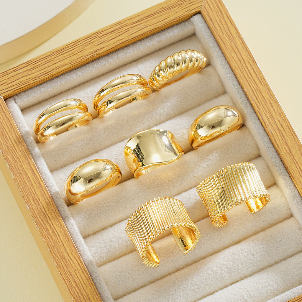 Damen Ring-Set mit elegantem und modernem Design Shop Nory