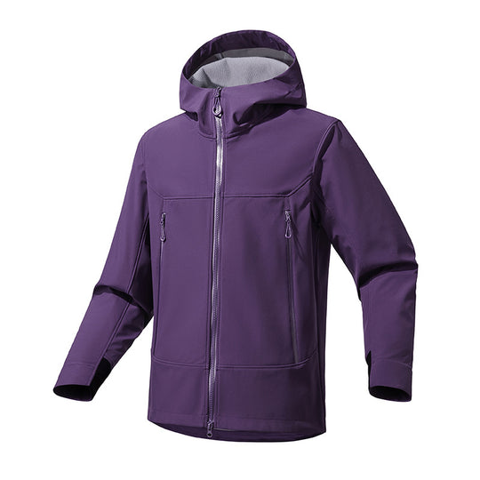 Damen Atmungsaktive Softshell‑Kapuzenjacke mit wasserabweisender Membran und Zwei‑Wege‑Reißverschluss Shop Nory