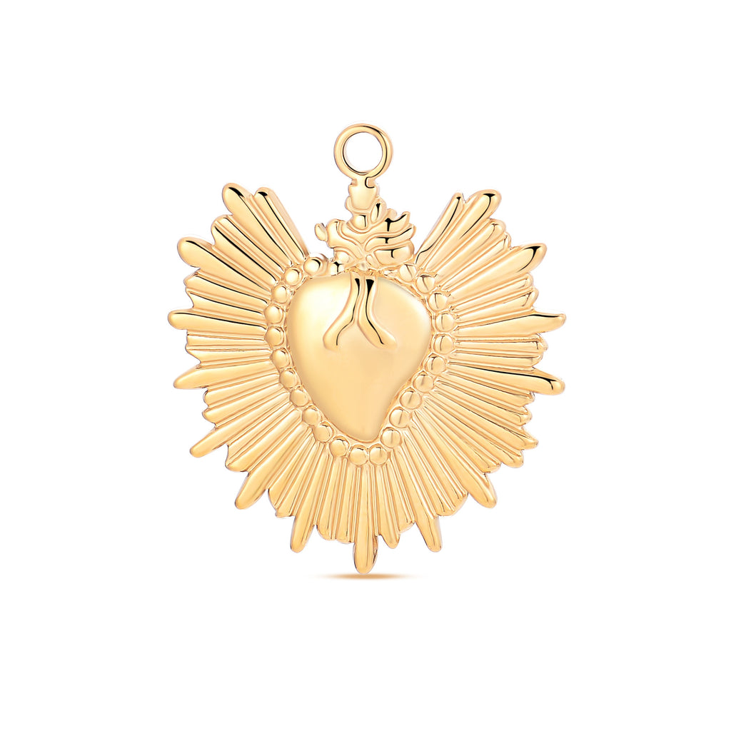 Damen hochwertiger Herzanhänger mit strahlendem Design Shop Nory