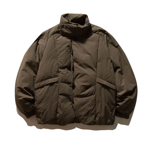 Herren Boxy Thermo-Pufferjacke mit überlappendem Stehkragen und aufgesetzten Klappentaschen Shop Nory