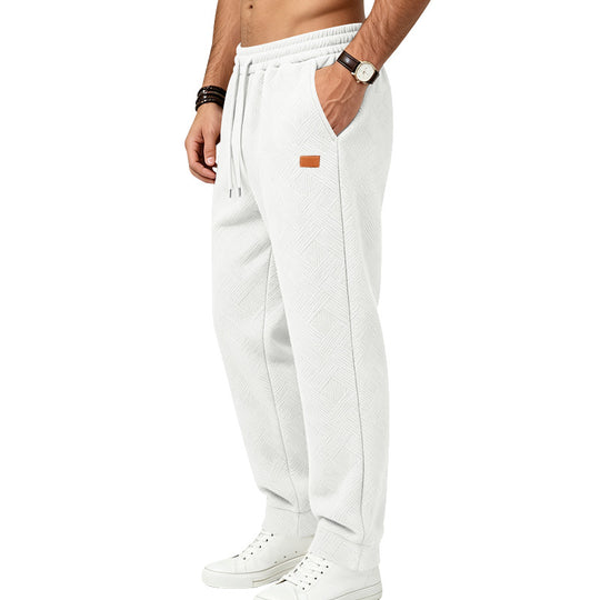 Herren Texturierte Jogginghose mit elastischem Bund und Kordelzug Shop Nory
