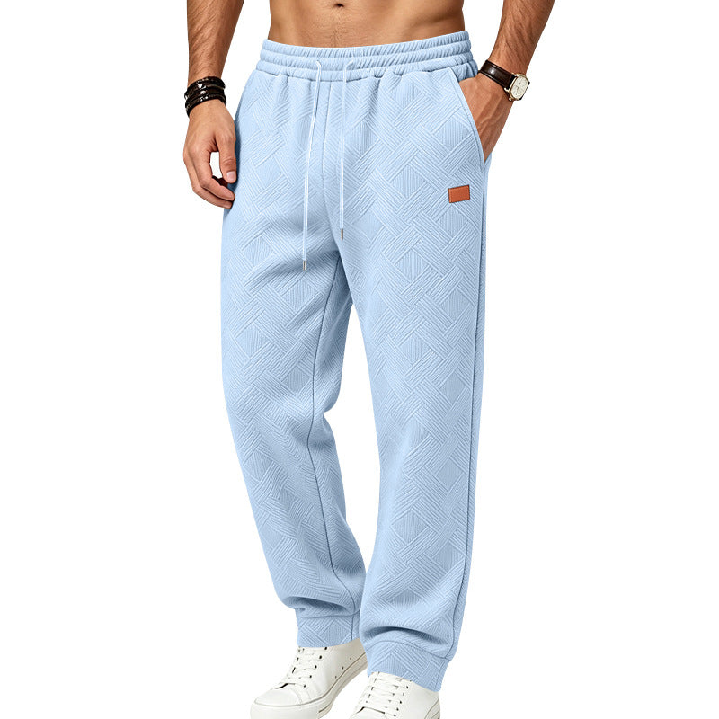 Herren Texturierte Jogginghose mit elastischem Bund und Kordelzug Shop Nory