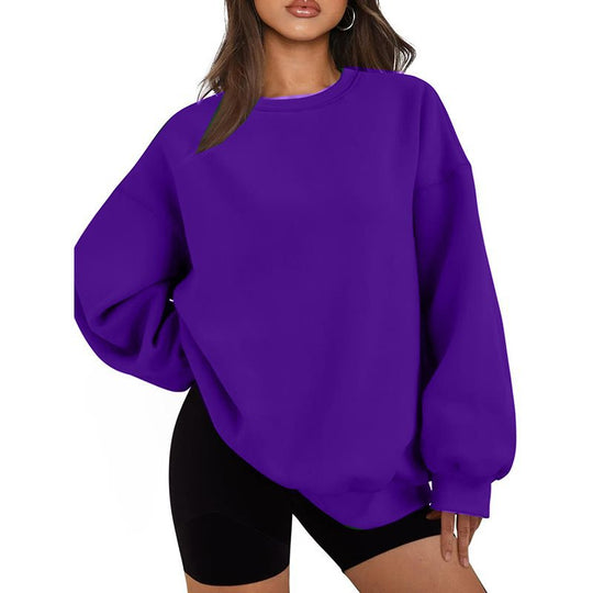 Damen Oversized Sweatshirt mit Rundhalsausschnitt, extraweichem French‑Terry und überschnittener Schulter Shop Nory