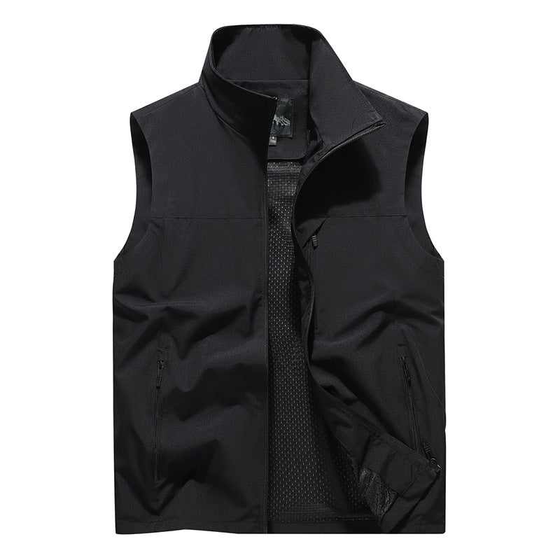 Herren Softshell-Outdoorweste mit winddichter Mikrofaserschale, Mesh-Innenfutter und Reißverschlusstaschen Shop Nory